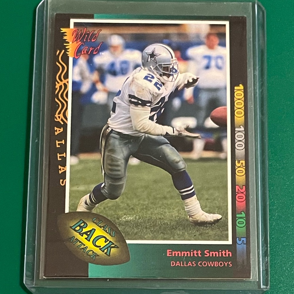 Emmitt Smith #SP3 1992 Wild Card [Class Back Attack] Football Trading Card
